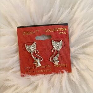 Baby Phat Earrings white gold